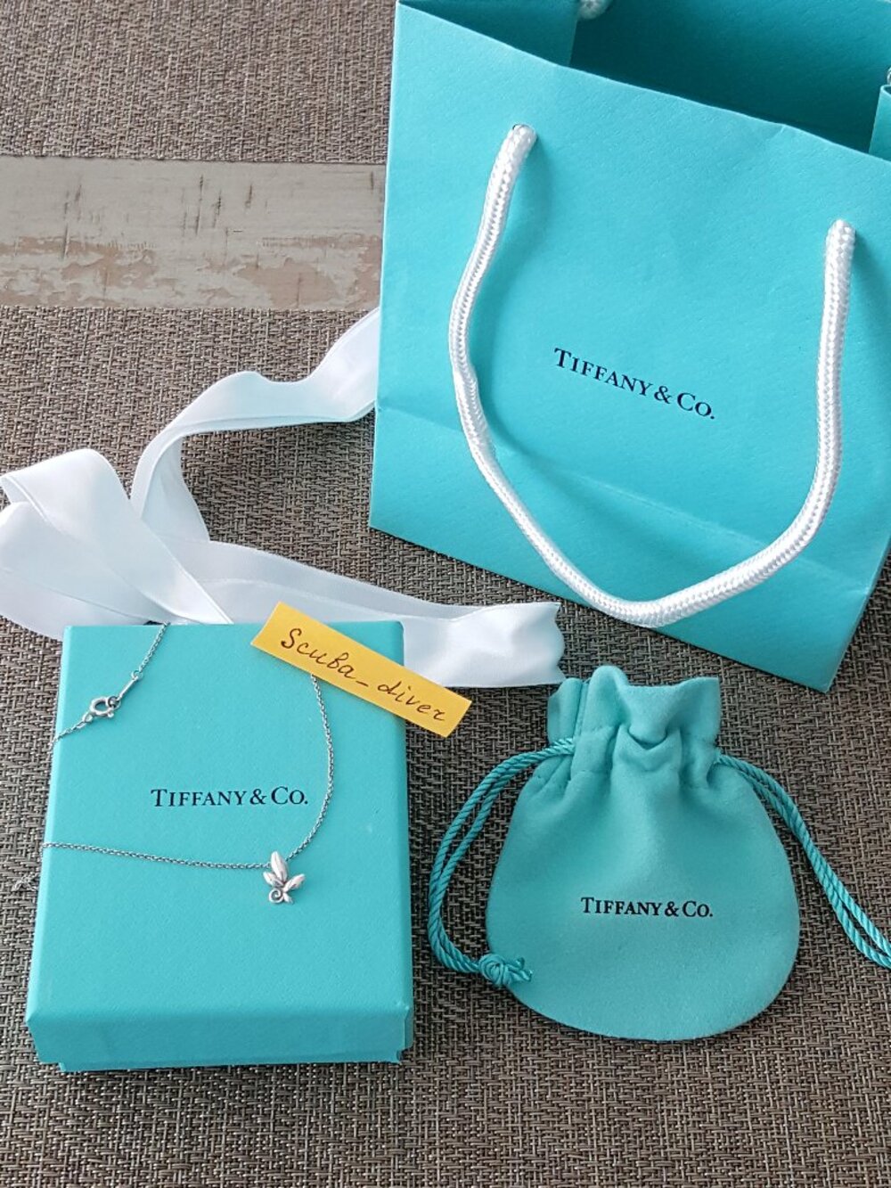 Tiffany & Co. Olive Leaf Pendant Necklace Silver 925 Paloma Picasso Small Mini